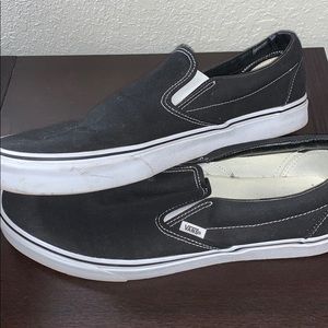 Men’s Size 13 Black Slip-On Vans